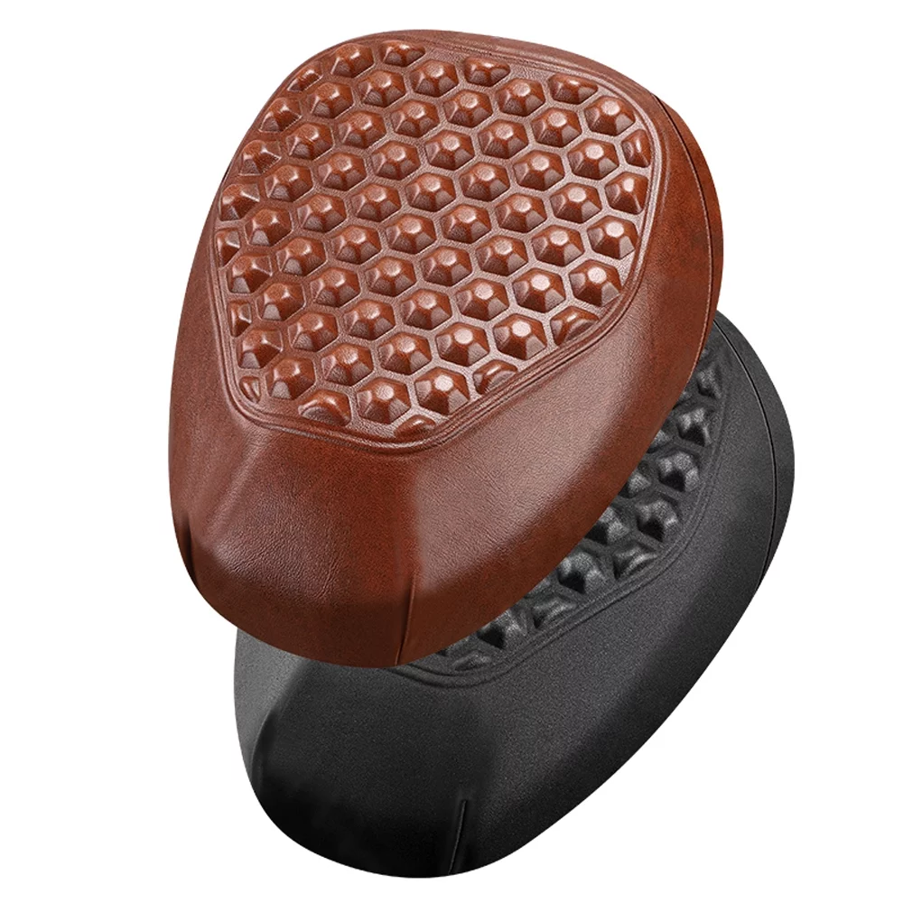 WEST BIKINGComfortable E-Bike Saddle Cover Soft Waterproof Silicone and PU Leather Pad Electric Seats Cover Breathable AntiSlip E-Bike Cushion Cover