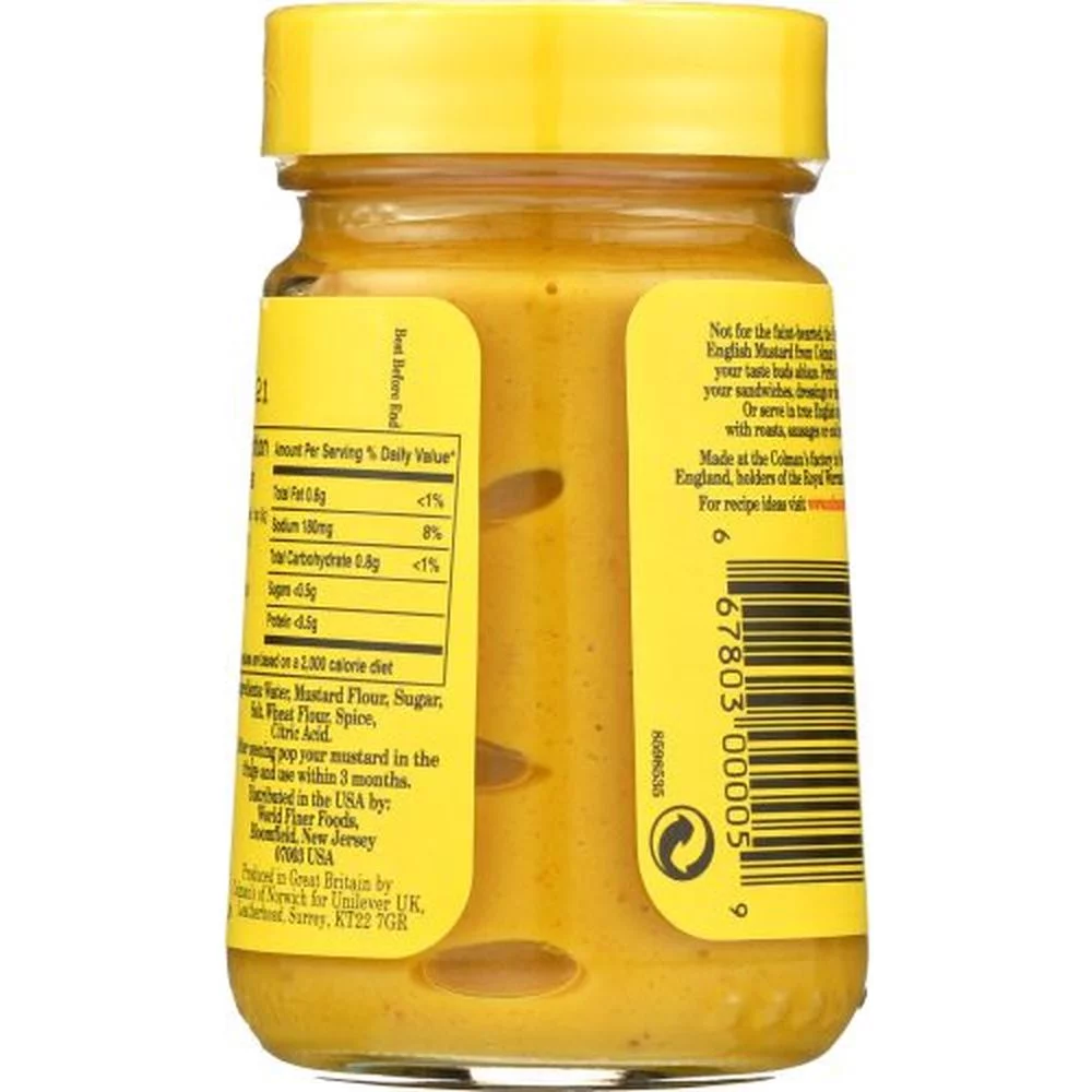 Colmans Original English Mustard, 3.53 Ounce -- 8 per Case.