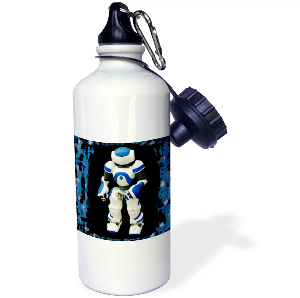 Robot 21 oz Sports Water Bottle wb-4460-1