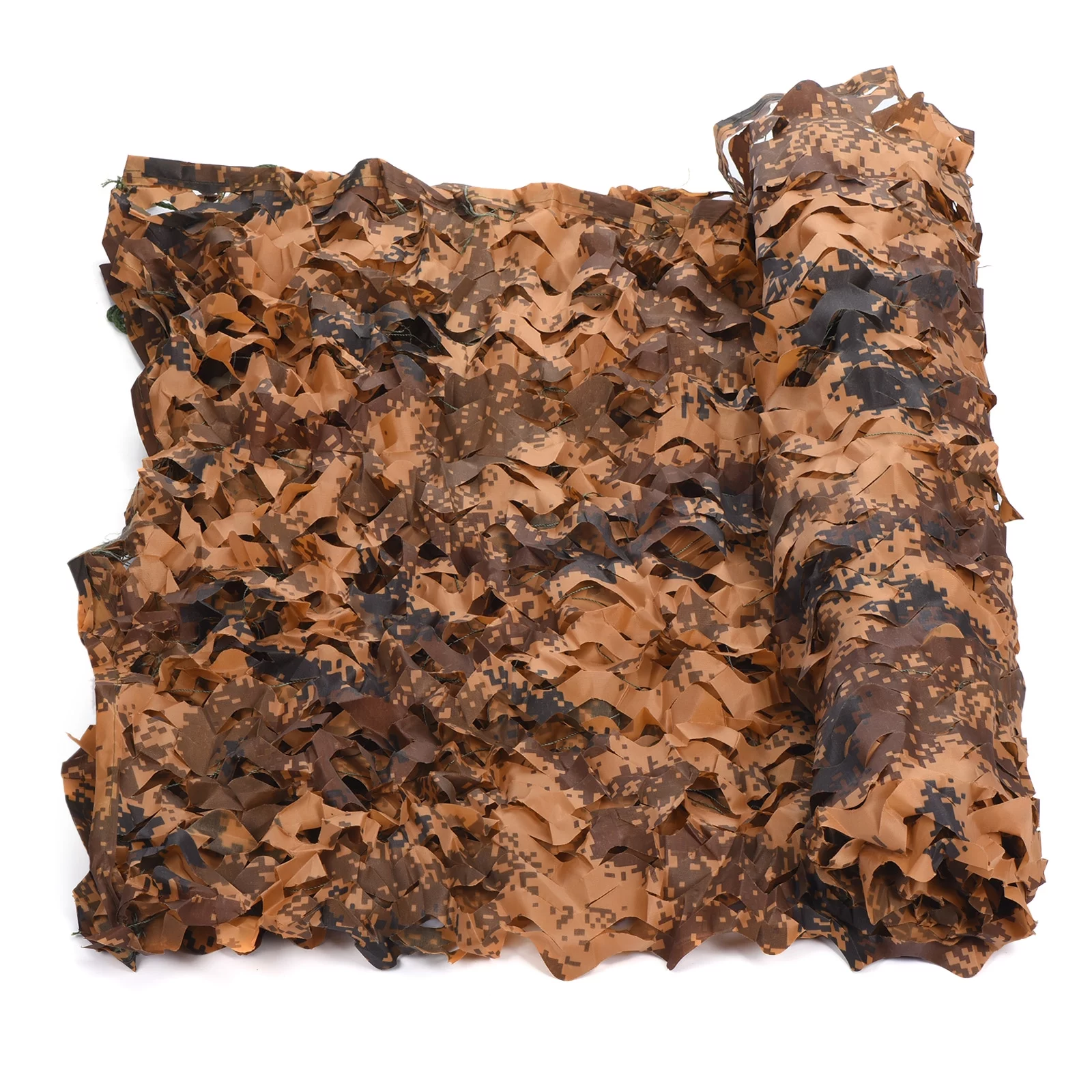 Camo Netting, Camouflage Net, 9 x 6ft Quiet Hunting Blinds for Sunshade Camping Shooting Hunting Desert Camo