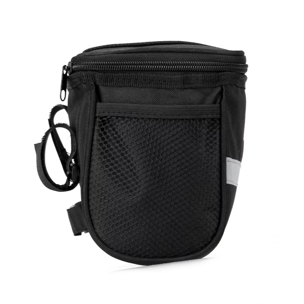 Lixada 1pcs Bicycle Front Handlebar Bag, Cycling Bike Insulated Front Bag MTB Bike Handlebar Bag Basket Pannier Cooler Bag with Reflective Strip(21.5*13.5*16.5cm/8.5*5.3*6.5in）