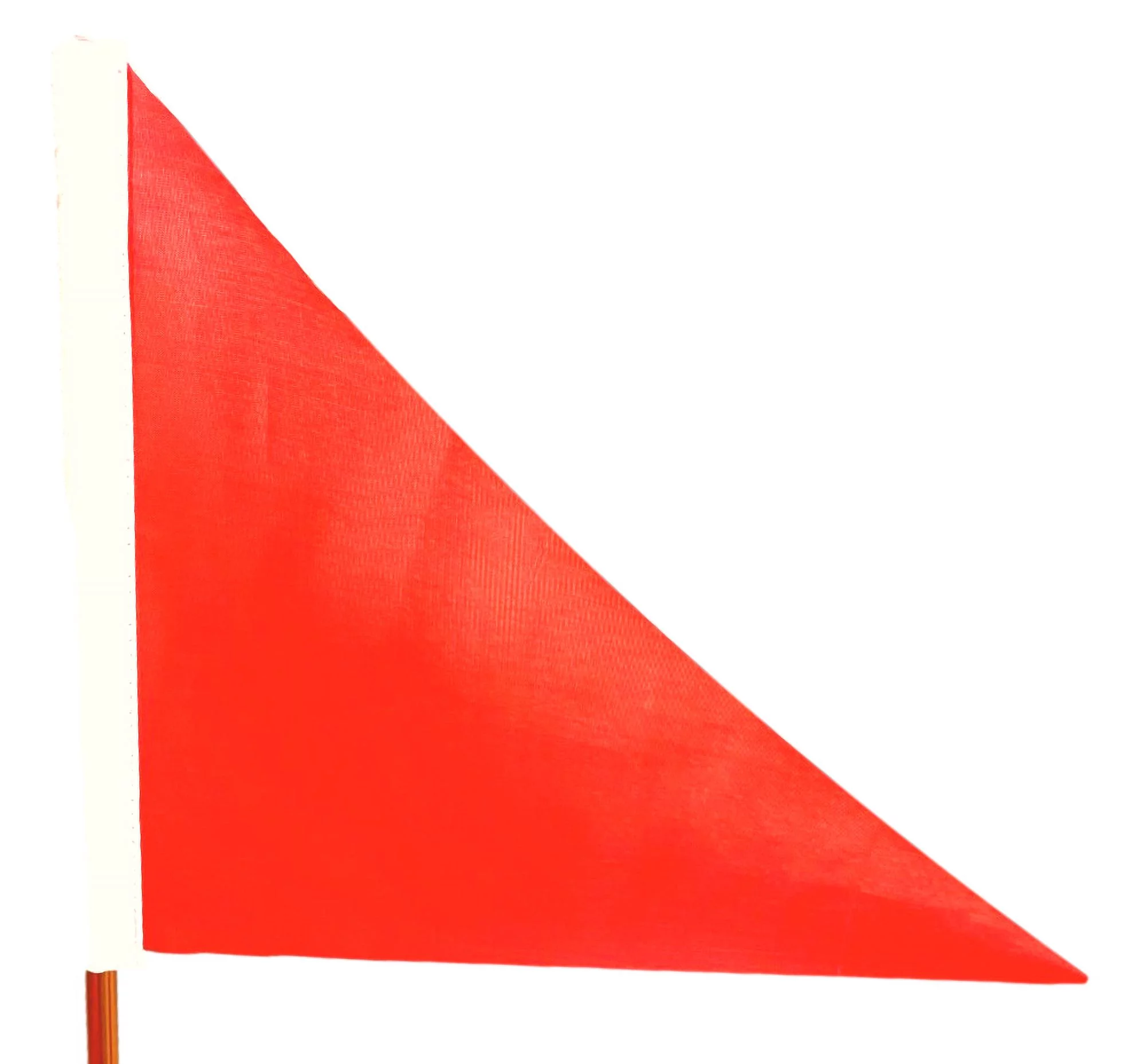 Pactrade Marine Pontoon Kayak Canoe Flag Pole Lock Socket Base Red Triangle Flag 48