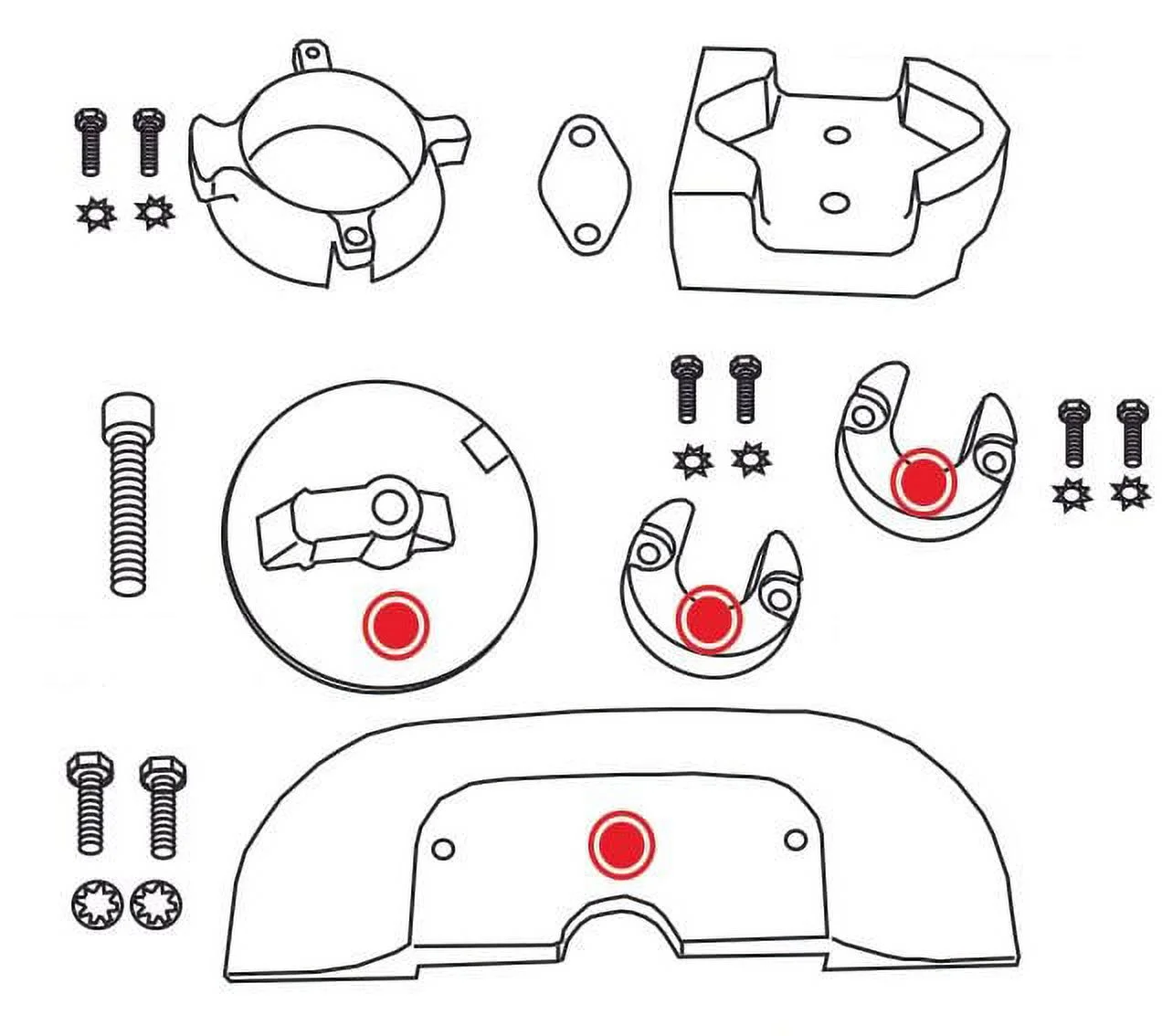 Complete Magnesium Anode Kit for Mercruiser Alpha 1 Generation 2 Alpha I Gen II Drives 1991 and Later US Military Grade Magnesium Kit Replaces 888756Q03, 95031, 18-6158, CMALPHAKITM, 20801MG, 12722