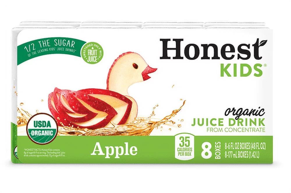 Honest Kids Organic Apple Juice Drink - 8pk/6 Fl Oz Box