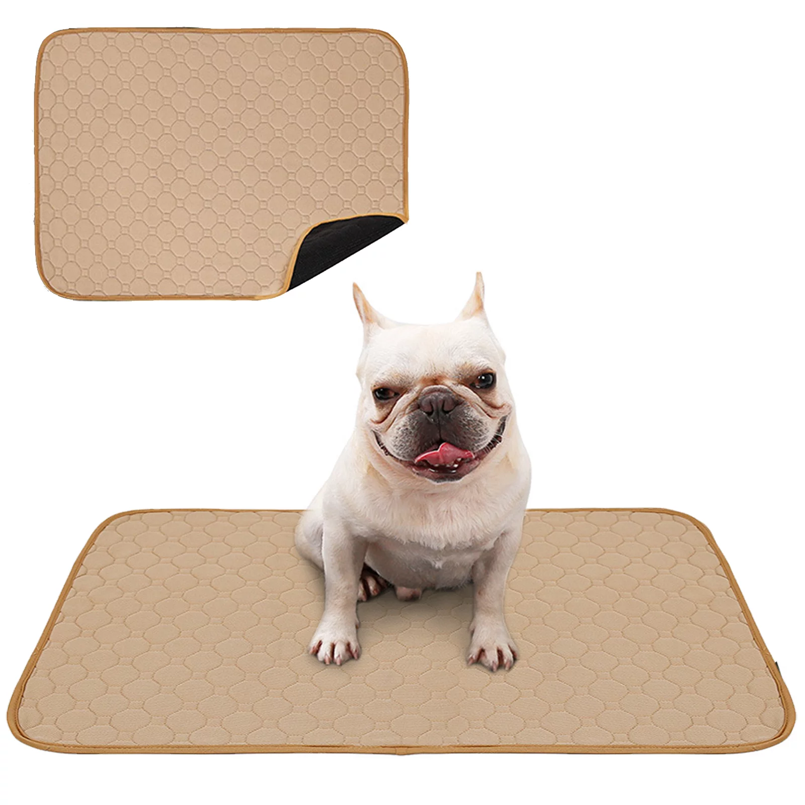 ZARYIEEO Reusable Dog Pee Pads for Dogs Waterproof Puppy Potty Training Pee Pad Washable Dog Training Pads Rounded Corners Puppy Pad Lightweight & Laminated Whelping Pad Dog Mat Pet Supplies