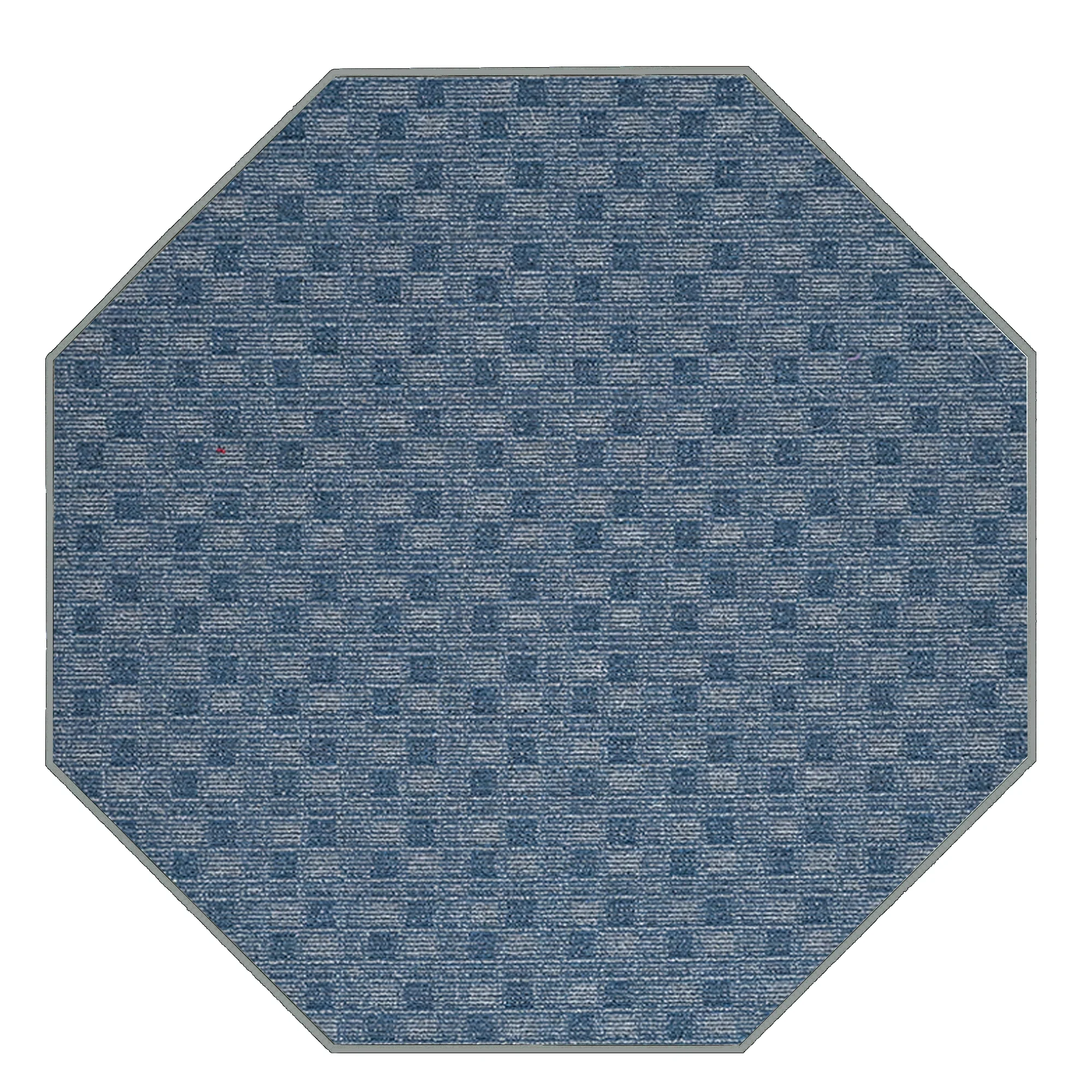 Furnish My Place Abstract Indoor/Outdoor Commercial Color Rug - Navy, 8' Octagon, Pet and Kids Friendly Rug. Made in USA, Octagon, Area Rugs Great for Kids, Pets, Event, Wedding
