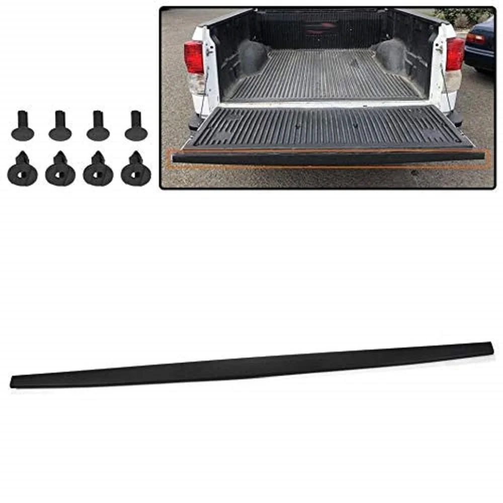 PIT66 Tailgate Molding Cap fit for 2007-2013 Toyota Tundra,TO1904101/65717-0C051, Tailgate Cap Spoiler Moulding Protector Top Cover