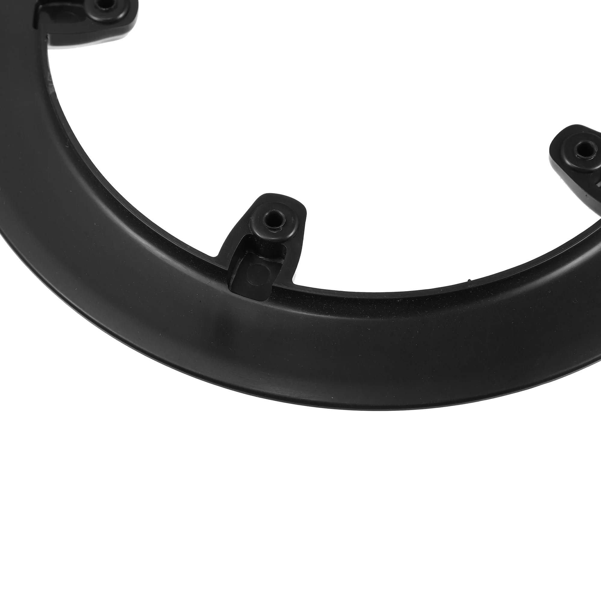 2 Pcs 6.5cm 5 Holes Bicycle Bike Crankset Chain Wheel Cover Protection Chain Wheel Protective Cover Black