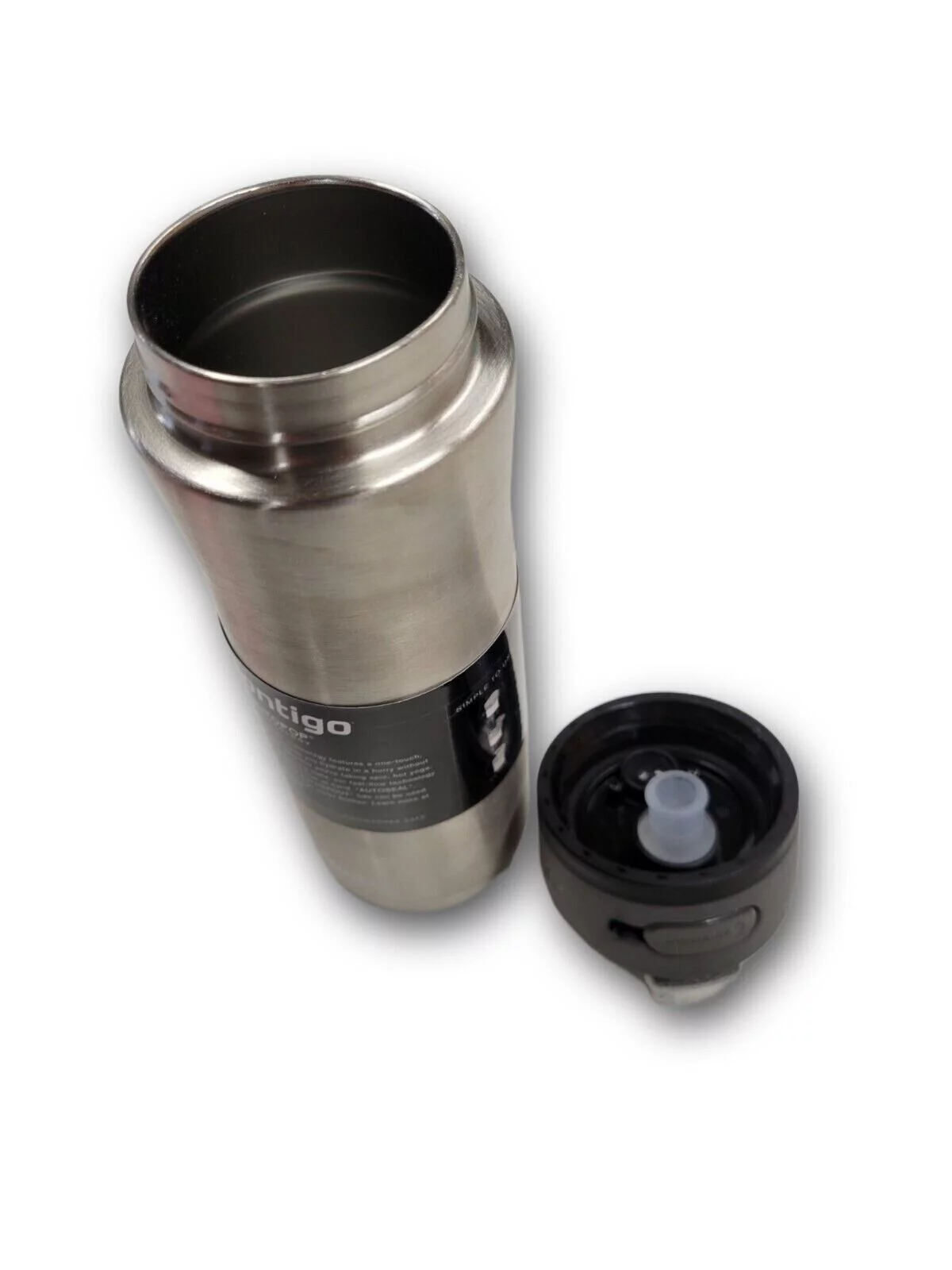Contigo Jackson Chill 2.0 20oz AutoPop Stainless Steel Water Bottle Silver NEW