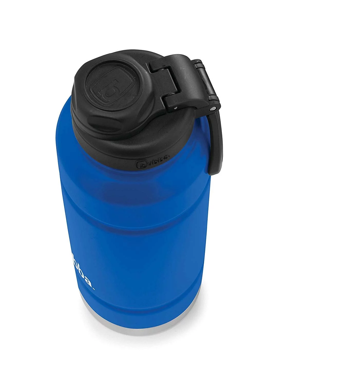 Bubba Trailblazer 40 oz Very Berry Blue and Black Stainless Steel Water Bottle with Wide Mouth Lid