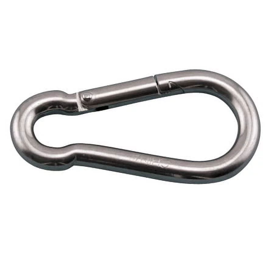 316 STAINLESS STEEL SPRING CLIP CARABINER 15/32