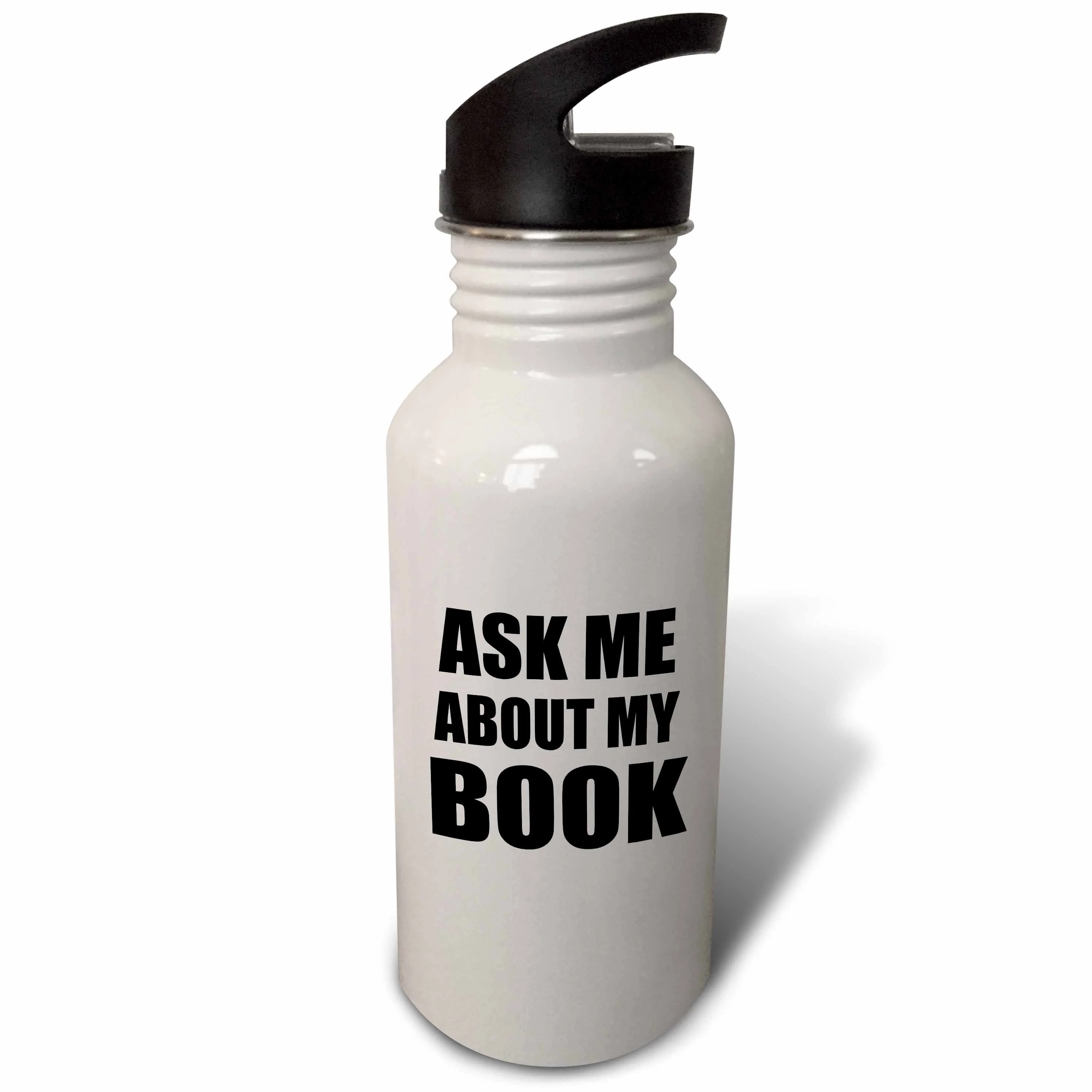 Ask me about my Book - Advertise your writing - writer author self-promotion - promote advertising 21 oz Sports Water Bottle wb-161909-1