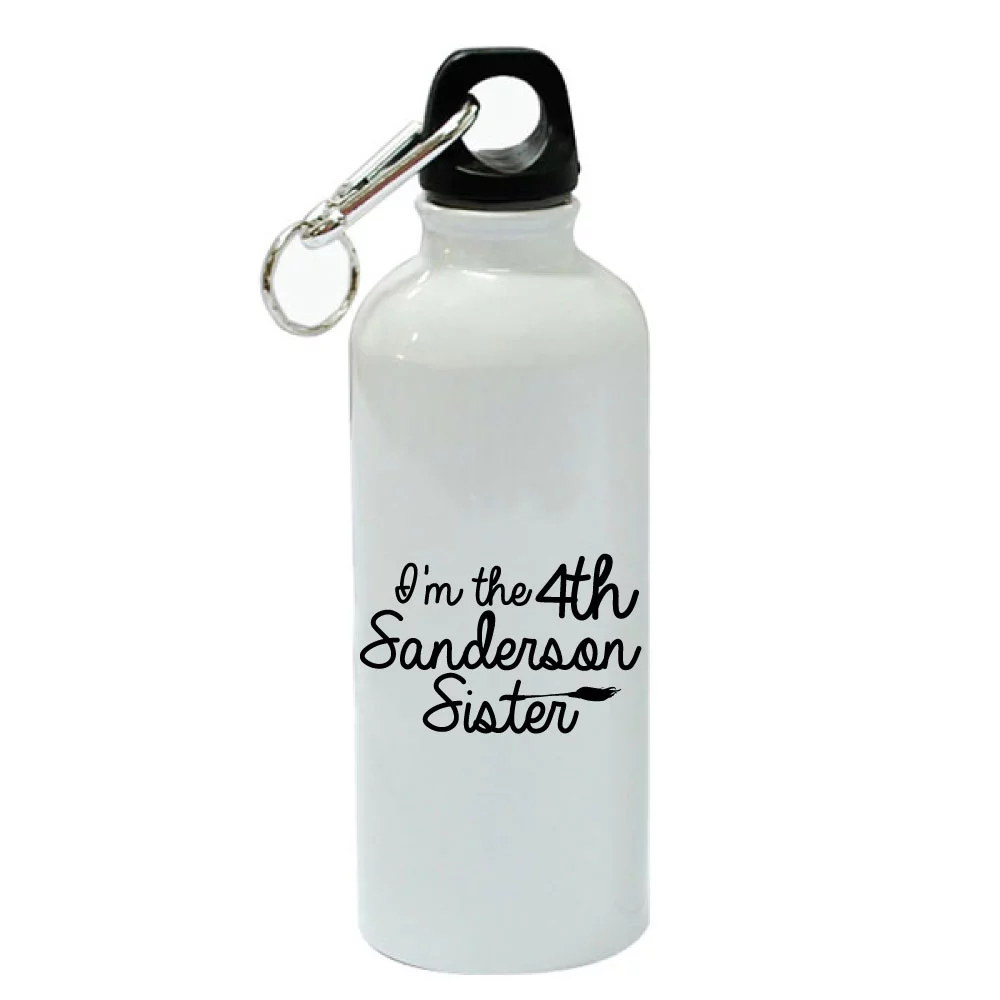 I'm the 4th Sansderson Sister White Aluminum Sports 20 oz Water Bottle