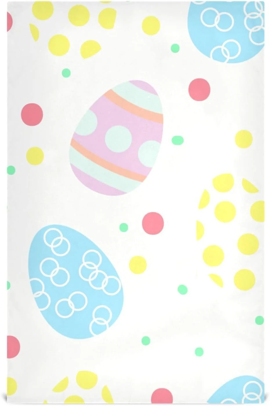 Easter Eggs Colorful Kitchen Dish Towels Soft Tea Towel Set of 6 Absorbent Dishcloths Hand Towels for Drying Dish Cloths 28