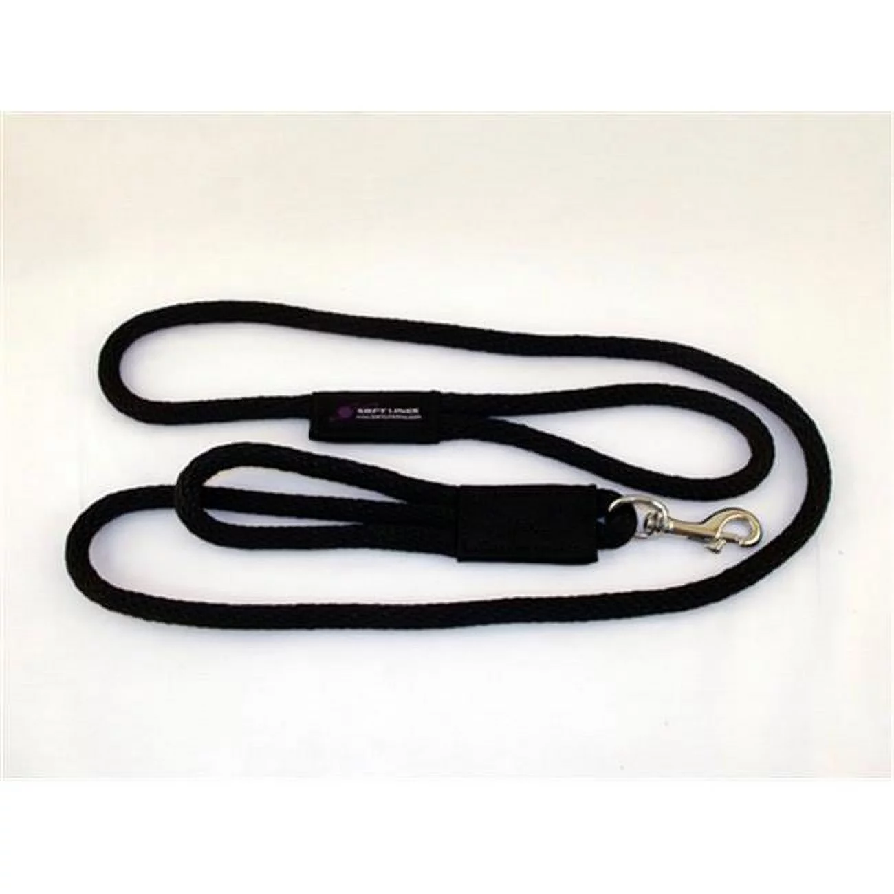 Soft Lines PSS11010BLACK 2 Handled Sidewalk Safety Dog Snap Leash 0.62 In. Diameter By 10 Ft. - Black