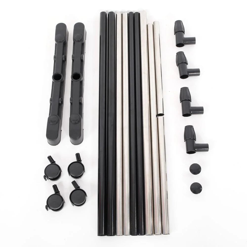 Ktaxon  Adjustable Rolling Clothes Rack Single Rail Hanging Garment Bar Heavy Hanger