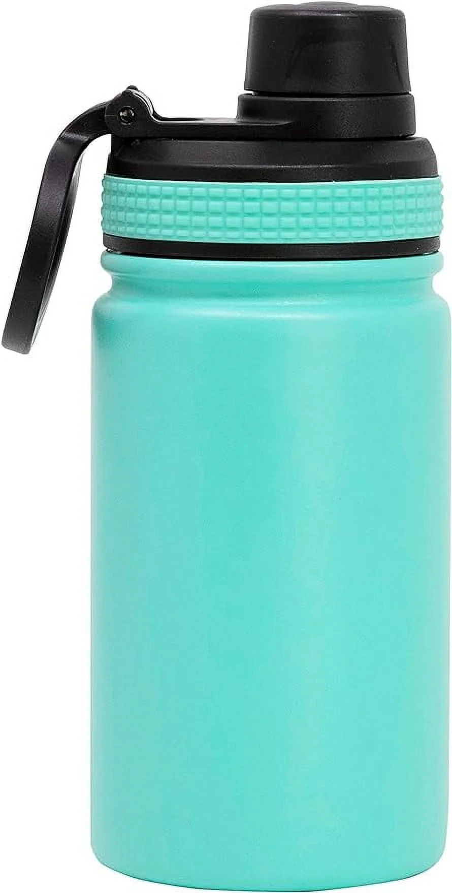 MIRA 12 oz Stainless Steel Kids Water Bottle - Metal Thermos Flask Keeps Cold for 24 Hours, Hot for 12 Hours - Double Wall Vacuum Insulated - Leak Proof BPA-Free Lid - Teal