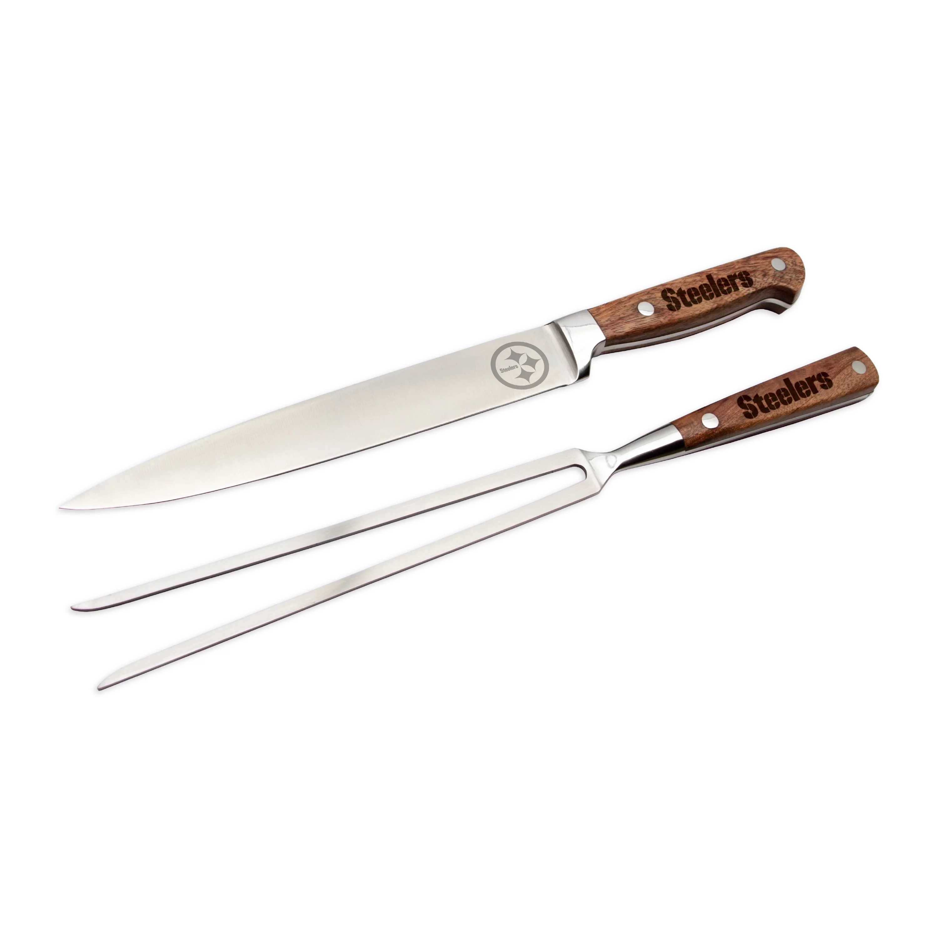 Sports Vault - NFL 2-Piece Carving Set, Pittsburgh Steelers