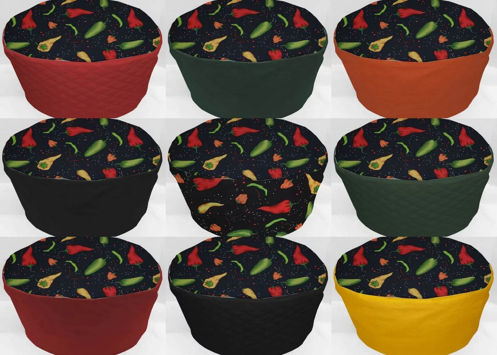 Hot Peppers Slow Cooker Cover by Penny's Needful Things (All Hot Peppers, Large)