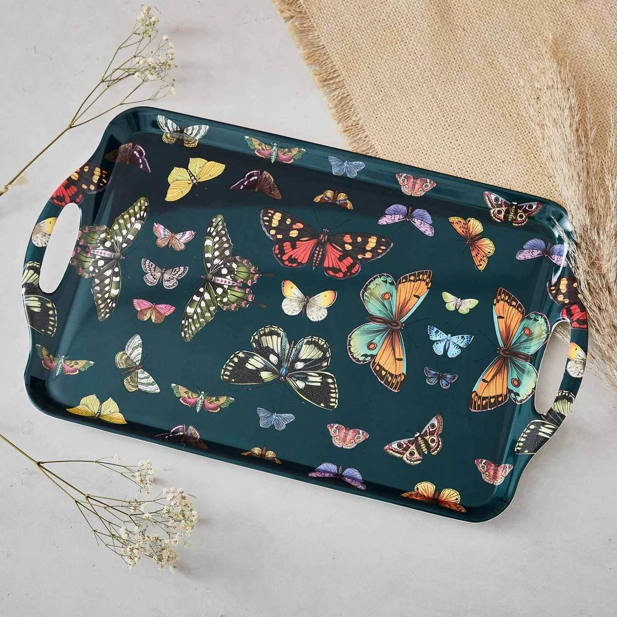 Pimpernel Botanic Garden Harmony Melamine Large Handled Tray