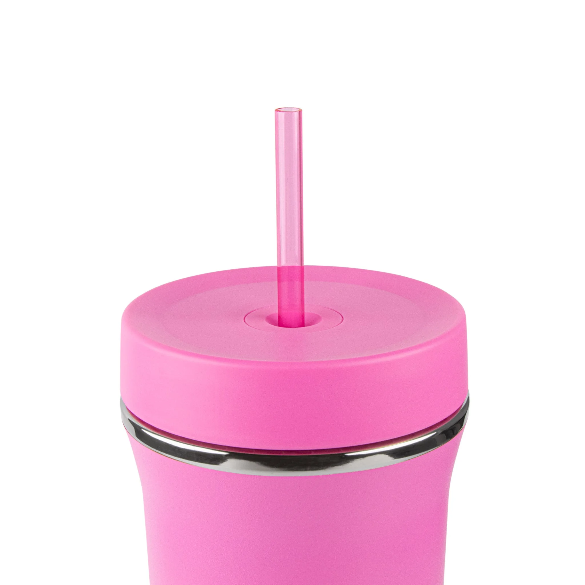 32-Ounce Insulated Standard Straw Tumbler with Handles - Set of 2