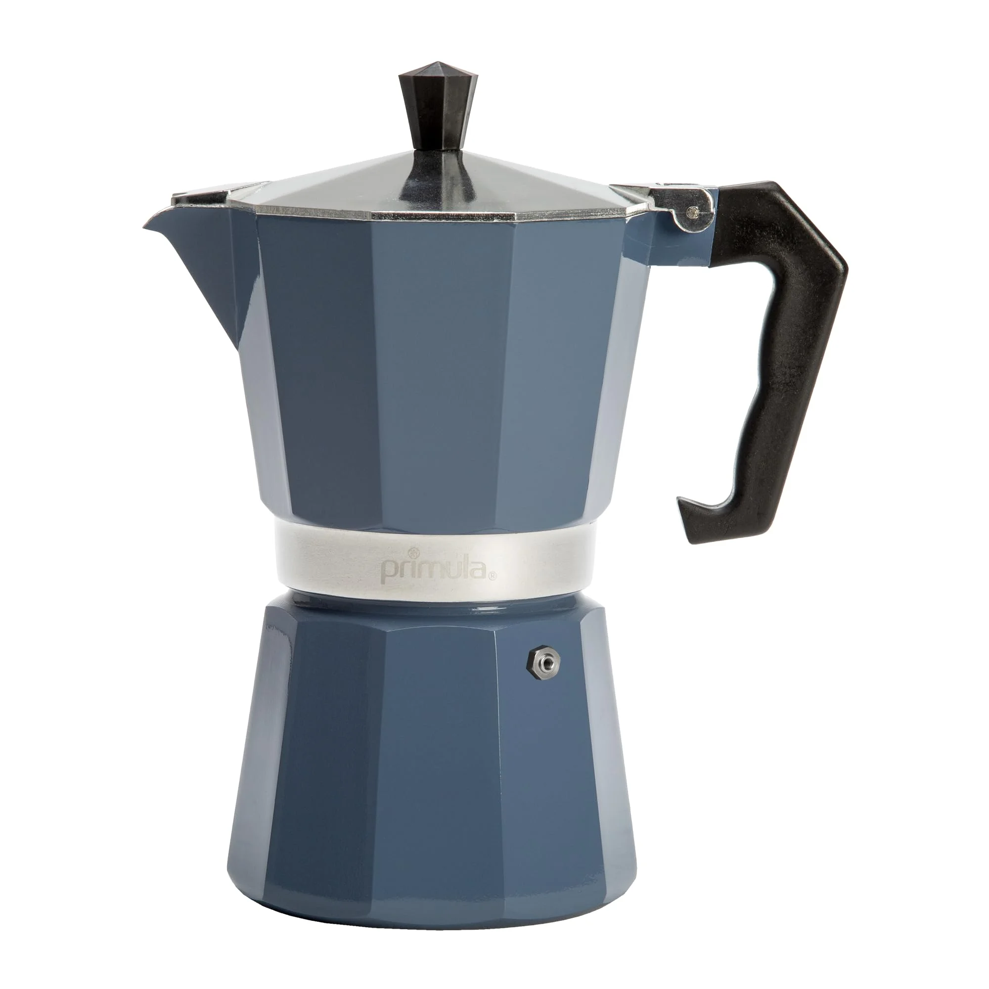 Primula Classic Stovetop Espresso and Coffee Maker, Moka Pot for Italian and Cuban Caf Brewing, Greca Coffee Maker, Cafeteras, 6 Espresso Cups, Blue