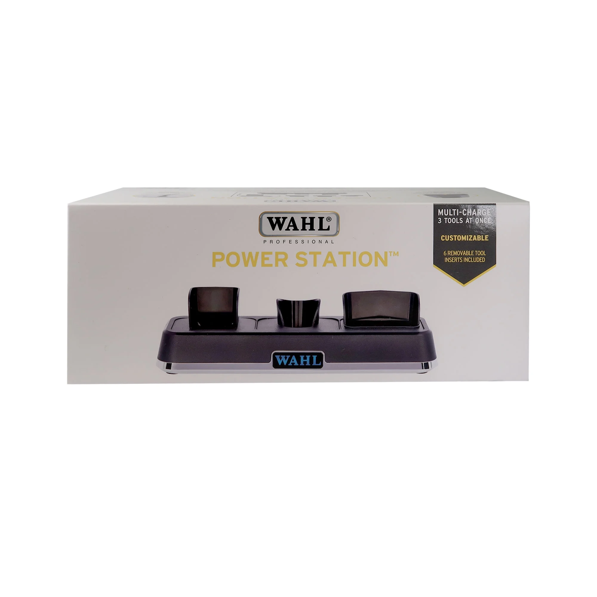 Wahl Power Station Multi-Charge #3023291 with 8 Pk Cutting Guide 3170-500 and Neck Duster