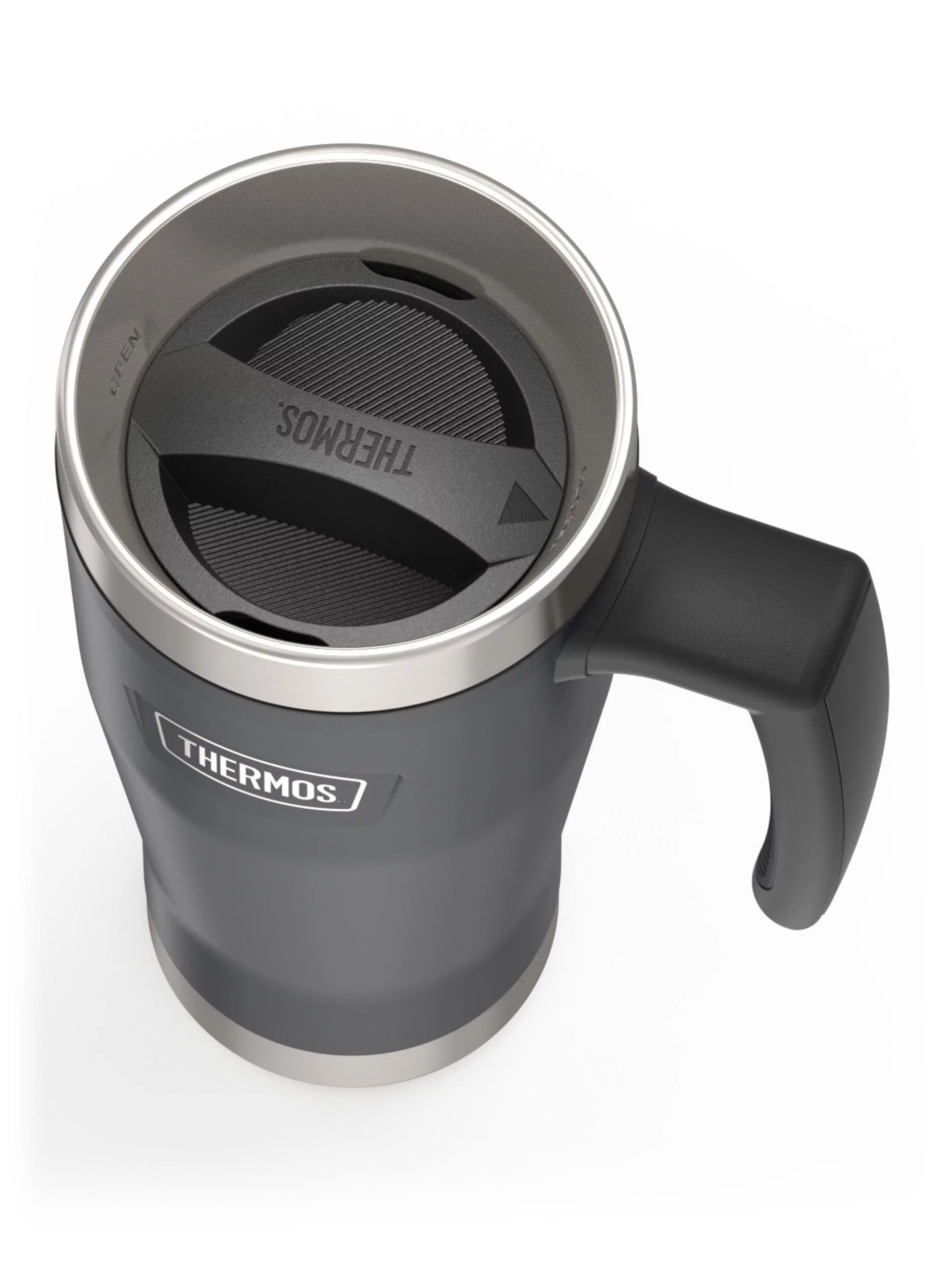 Thermos ICON Series Stainless Steel Vacuum Insulated Mug, 16oz, Granite