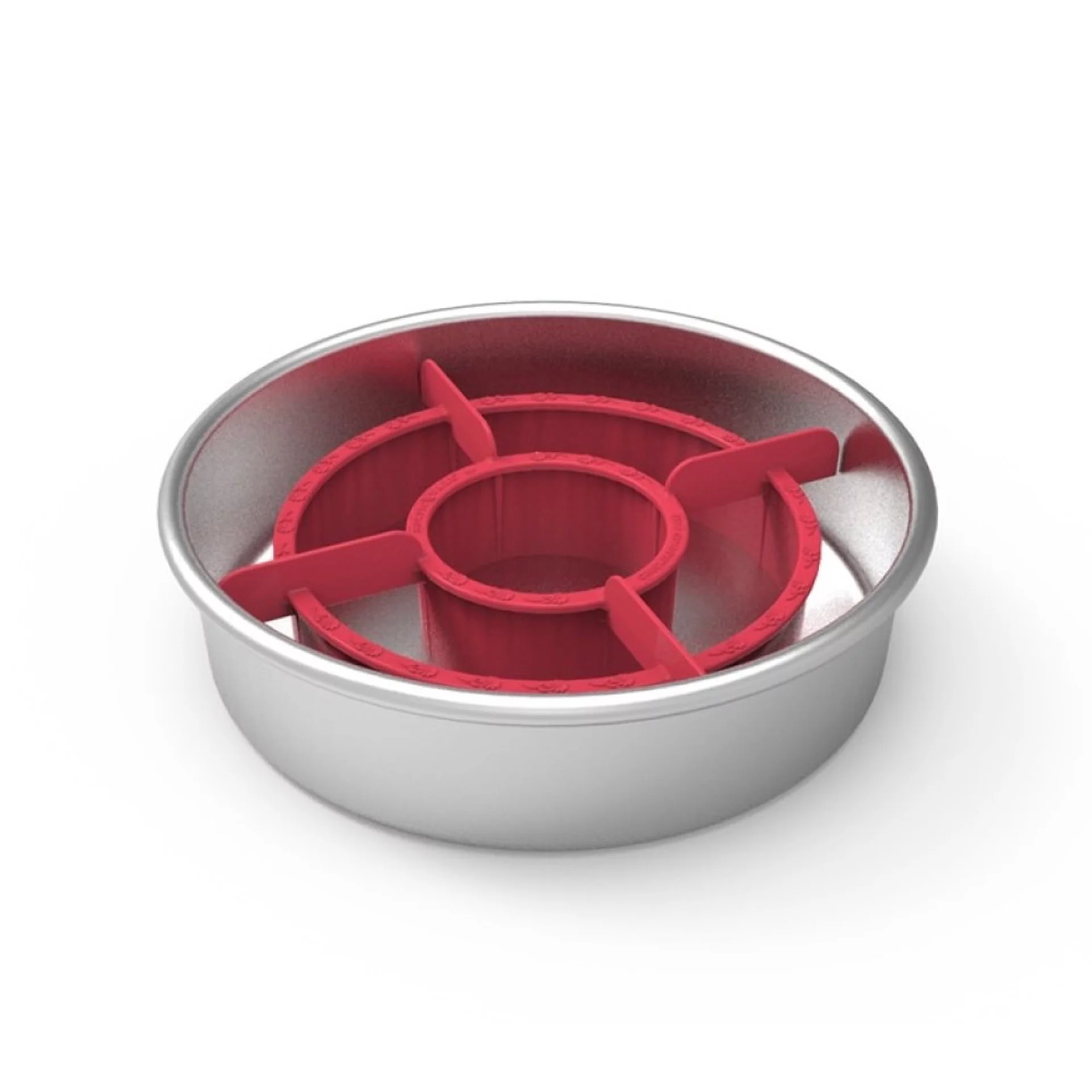 Nordic Ware Checkerboard Cake Ring, BPA-free and Melamine Free Plastic 7.88