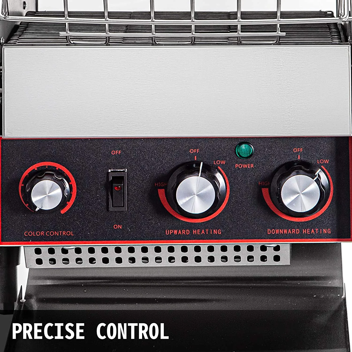 Vevor KXLSDSLTT-4500001V1 2600W 450 Slices per Hour Commercial Conveyor Toaster