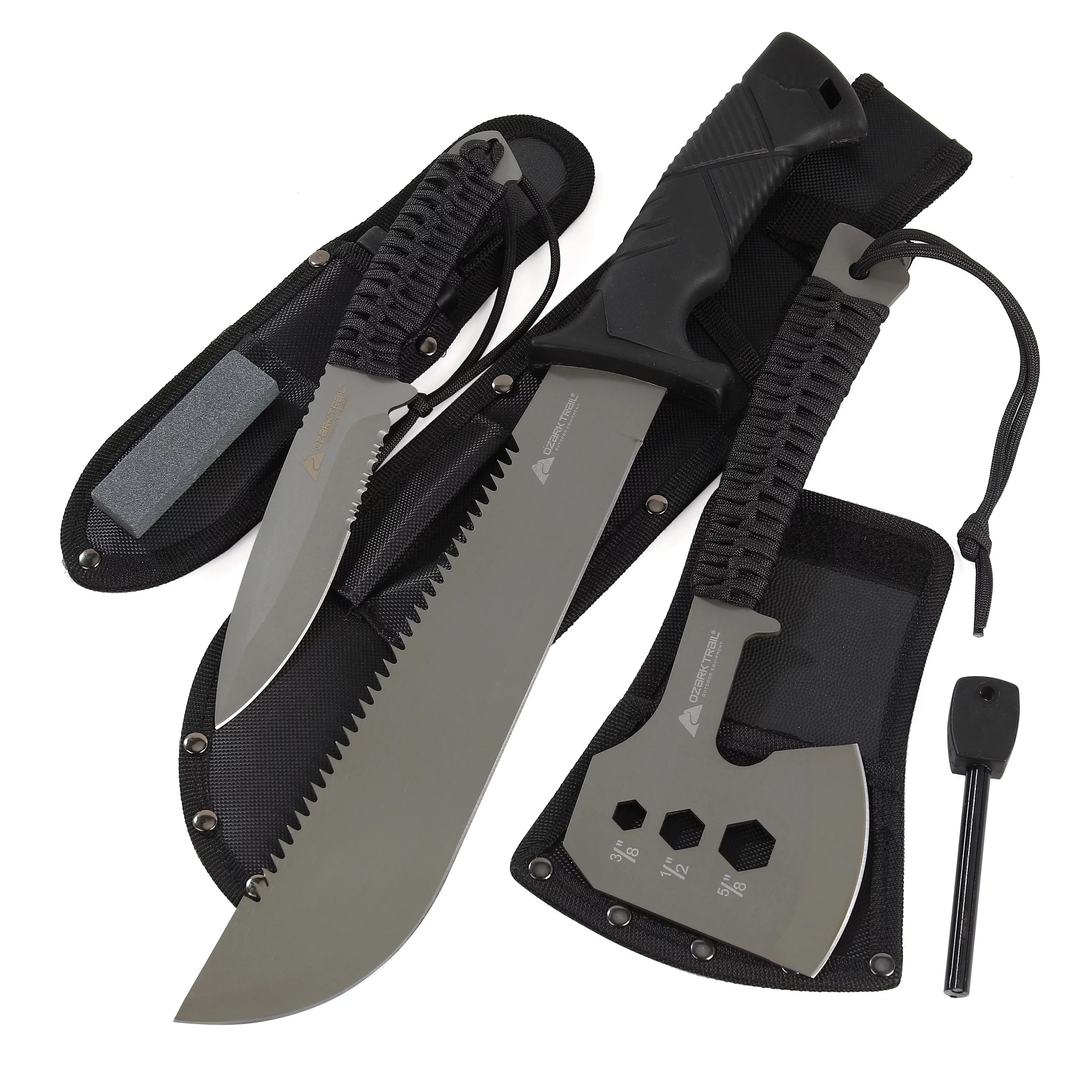Ozark Trail 12-Pack Camping Tool Set Black, Model 4988