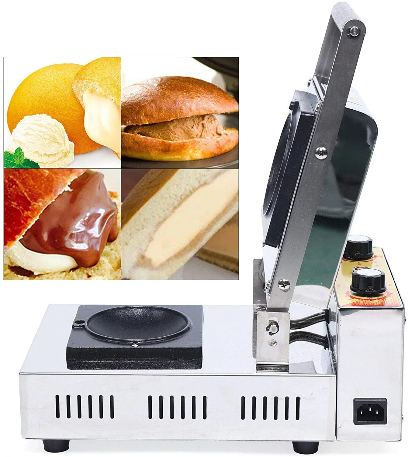 Electric Sandwich Maker Machine Panini Press Machine Maker Baker Machine Ice Cream Panini Maker