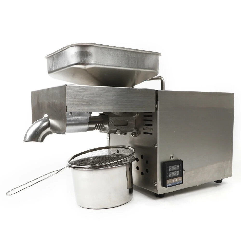 MIDUO Commercial Oil Press Machine Automatic Peanut Coconut Expeller 610W