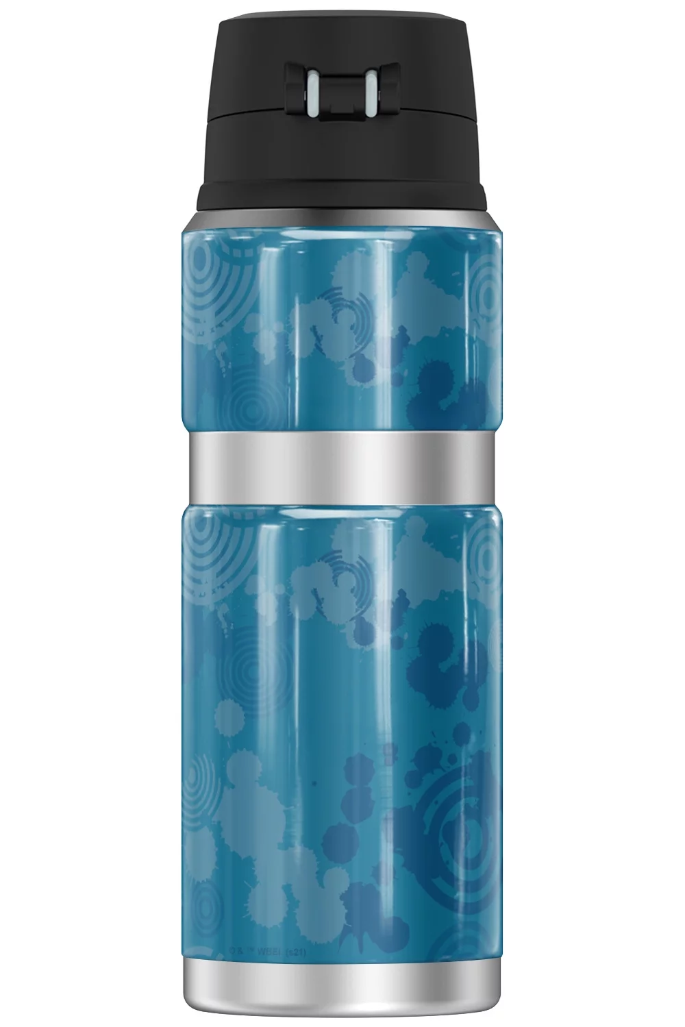 Looney Tunes Marvin Martian Circle Pattern THERMOS STAINLESS KING Stainless Steel Drink Bottle, Vacuum insulated & Double Wall, 24oz