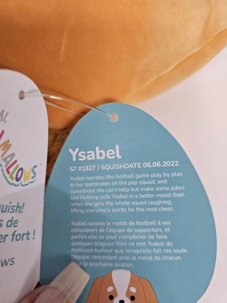 Squishmallows Official Kellytoys Plush 7.5 Inch Ysabel the Brown Cocker Spaniel Dog Pet Squad Ultimate Soft Stuffed Toy