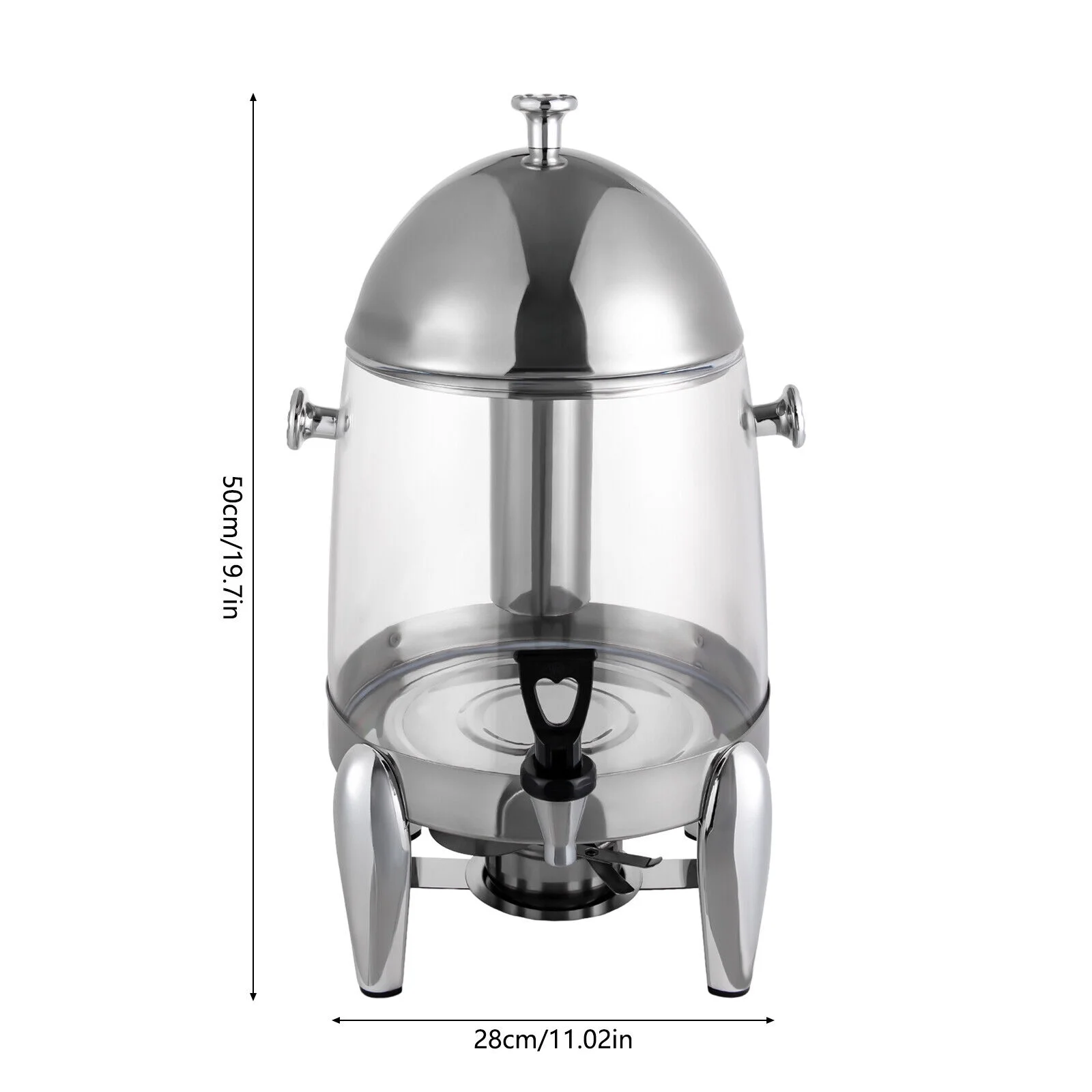 12L/3.17Gal Tabletop Drink Beverage Storage Dispenser Buffets Serving Dispenser