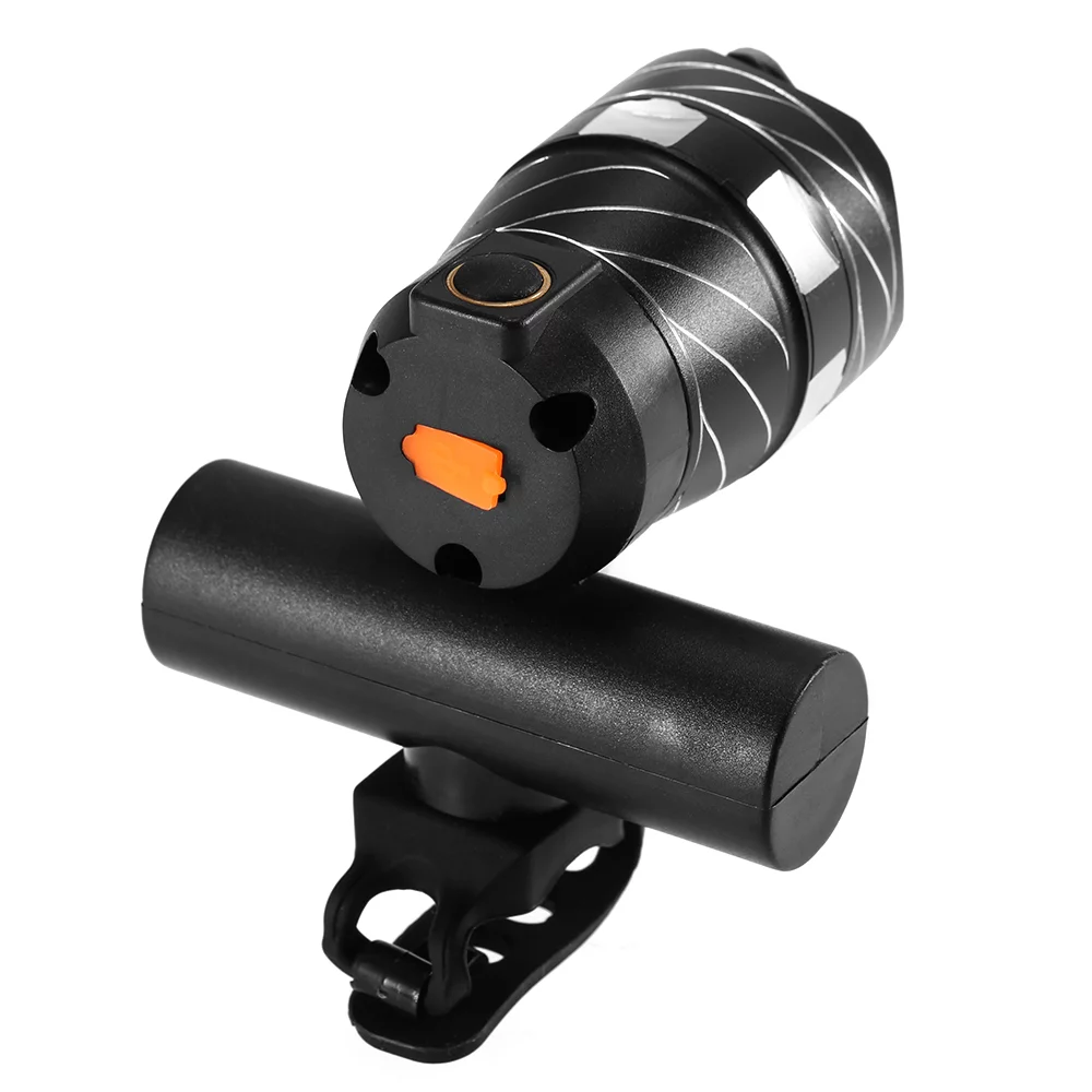 Zoomable Bike Front Light USB Rechargeable Bike Lamp LED Front Light MTB Bike Headlight Cycling Bicycle Safety Warning Light Flashlight