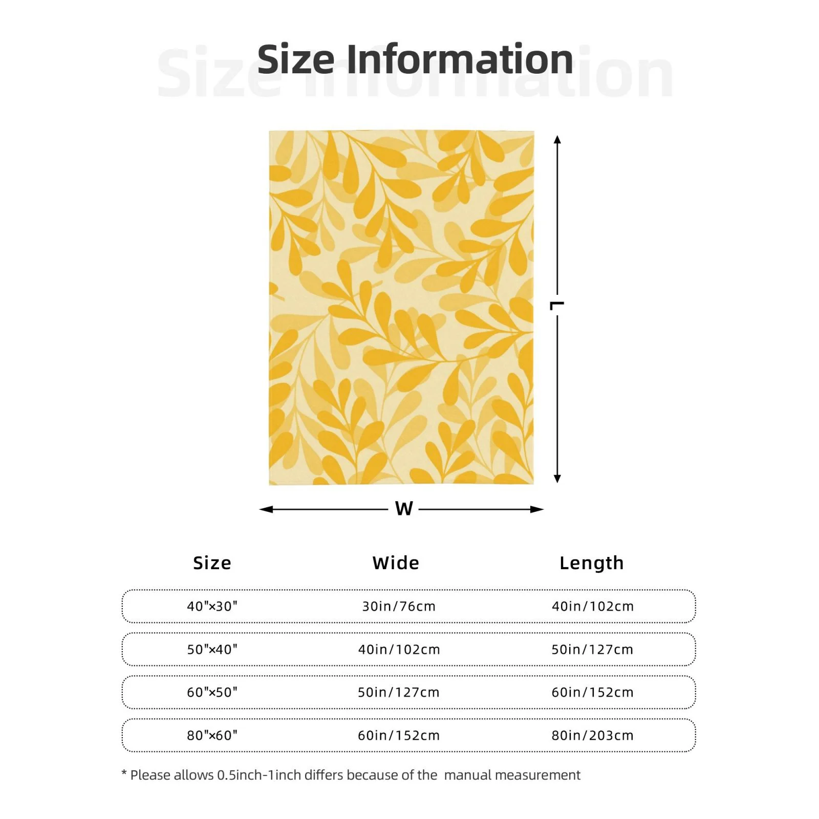 ZNDUO Autumn Leaves Woods Pattern Pattern Thickening Blanket, Fluffy Soft Cozy Flannel Throw Blankets, 40