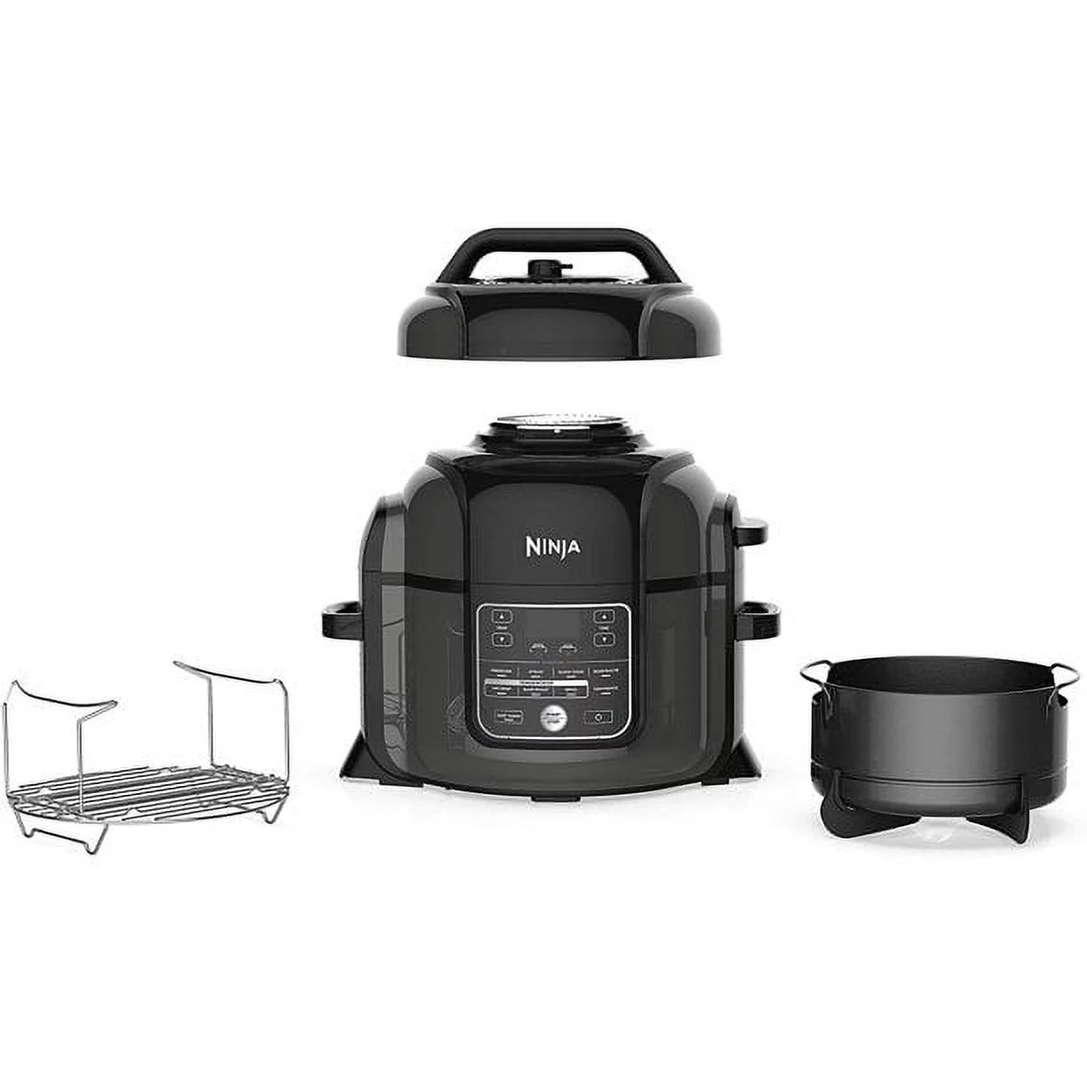 Restored Ninja Foodi 8in1 MultiCooker Pressure Cooker and Air Fryer 6.5 Quart (Refurbished)