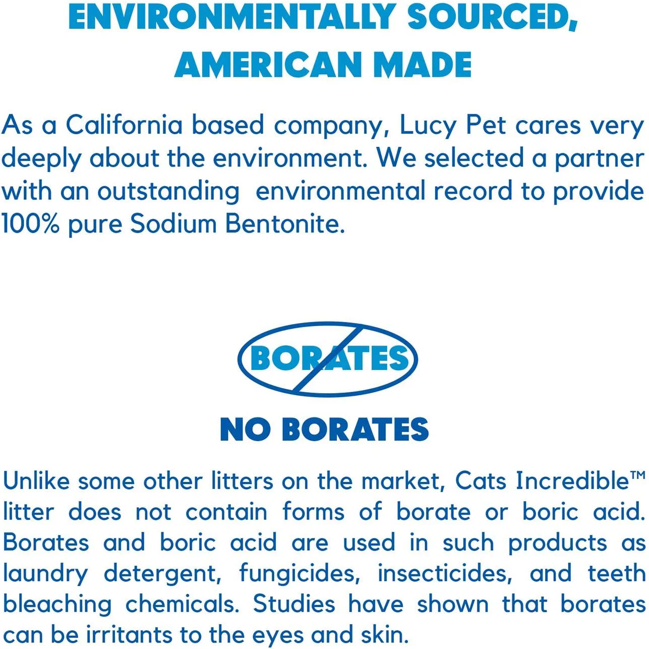 Lucy Pet Products Cats Incredible Clumping Cat Litter Unscented, 18 lb