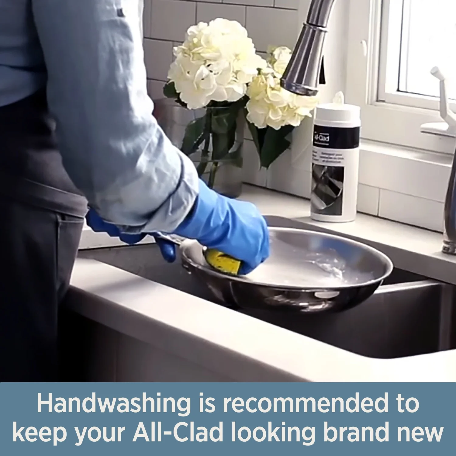 All-Clad D3 Stainless 3-ply Bonded Cookware, Fry Pan, 12 inch