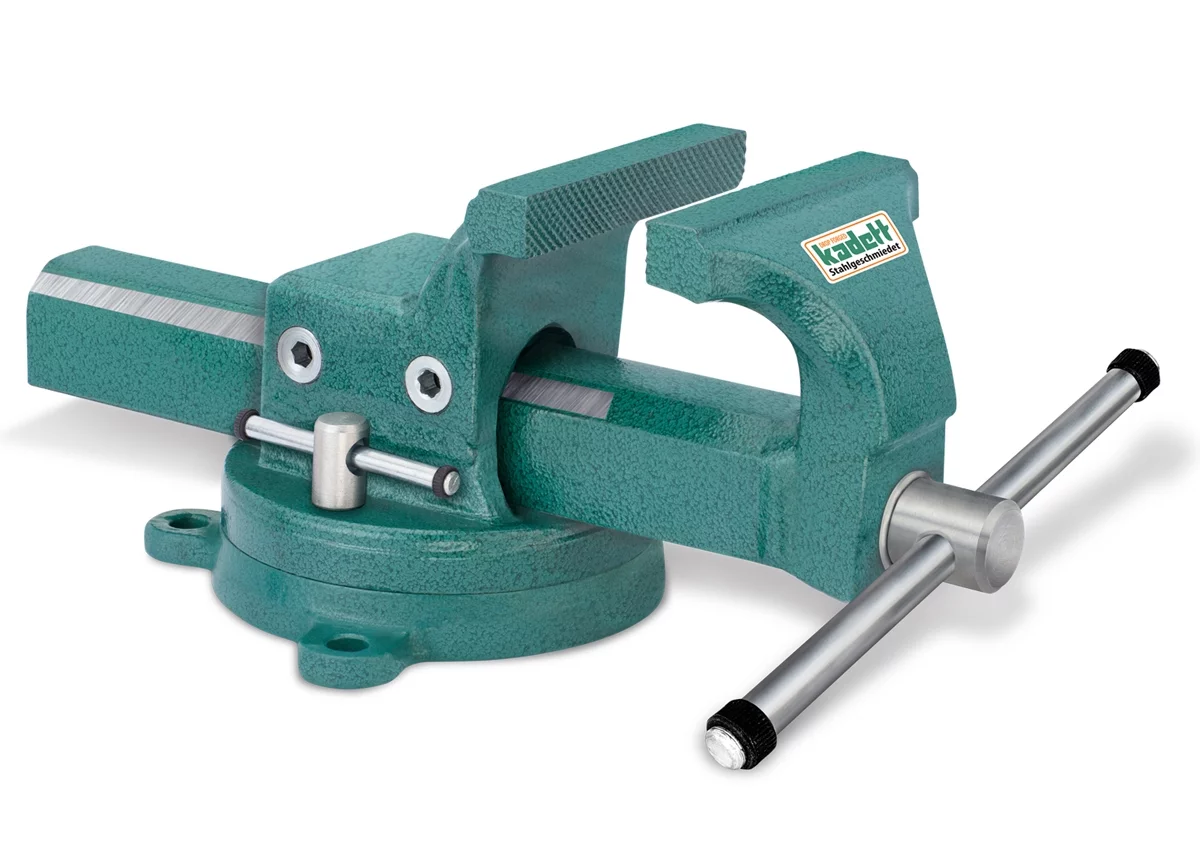 KANCA - KAD-150,KADETT PARALLEL VISE With 360° Rotating Swivel Base,Drop-Forged Bench Vise,Jaw Opening(Max) 7 INCH,Strong Hand Tools and Machinist Vise,Tools & Home Improvement Product,Green Colour