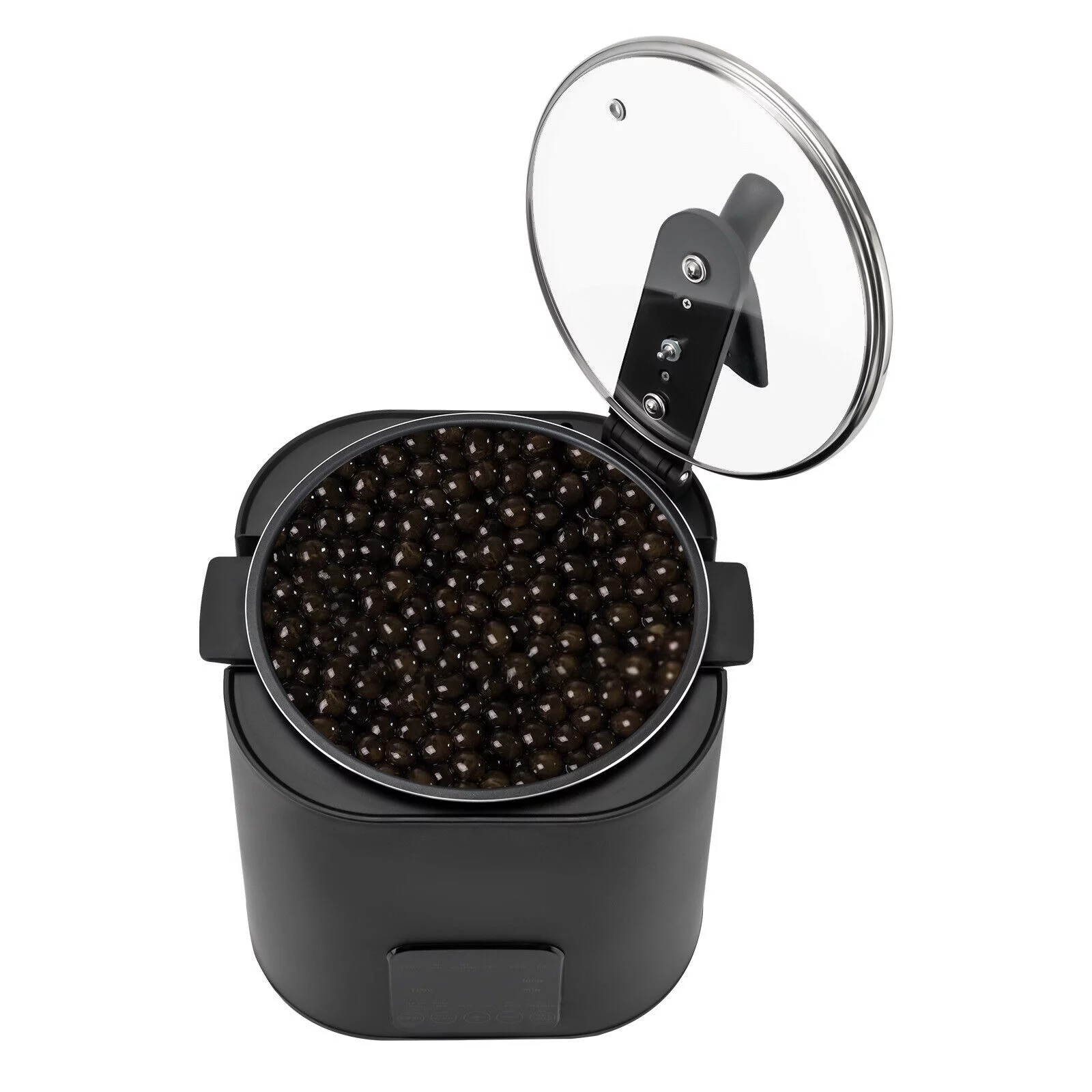 ZhdnBhnos 9L/2.38Gal Commercial Boba Cooker Pot 1350W 110V Automatic Pearl Tapioca Cooker with Touchscreen Bubble Tea Milk Tea Maker