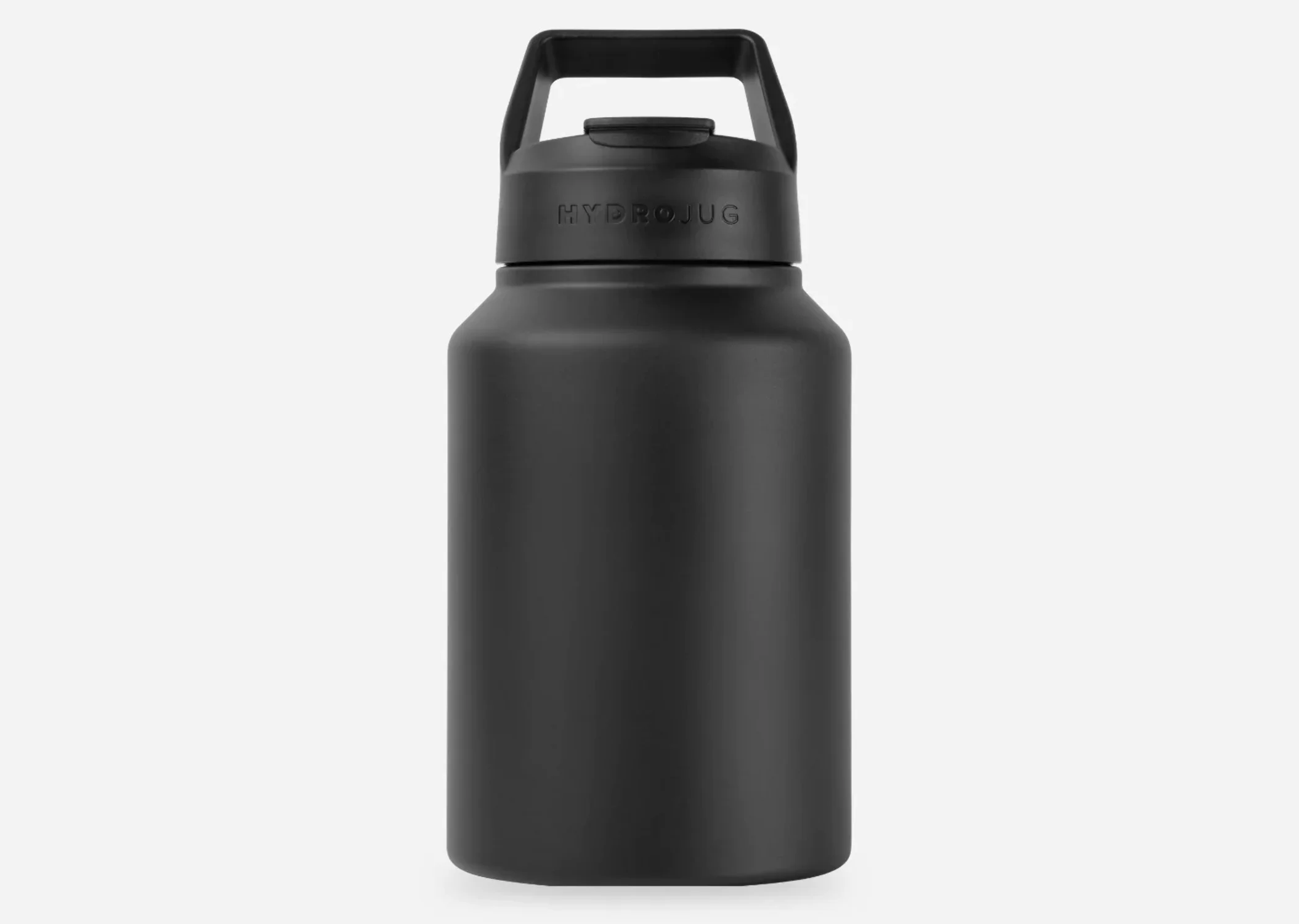 Hydrojug Stainless Steel Half-Gallon Water Bottle 64oz - Keeps Temp For 24 Hours - Refillable, Reusable Jug With Carry Handle - Leakproof Guarantee - Great For On-The-Go Hydration - BPA Free