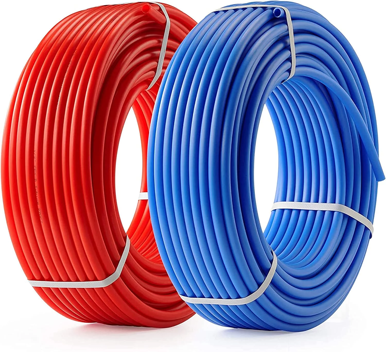 DMNI PEX Tubing 1/2 inch - PEX Pipe 1/2 inch - 1/2 inch x 50 ft PEX Pipe (50 ft, Blue & Red)