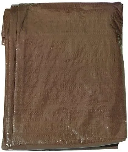 Do it Best 764396 Med Duty Tarp, 16X20, Brown/Green