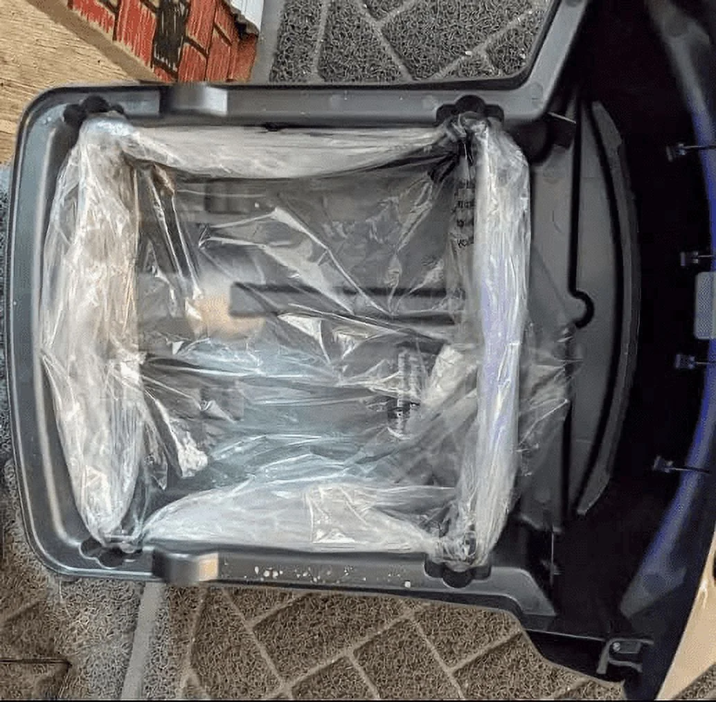 WECATION Replacement Waste Drawer Liners Compatible with Litter Bag Robot 3 4, 60 Count Waste Bags, 9-11 Gallons