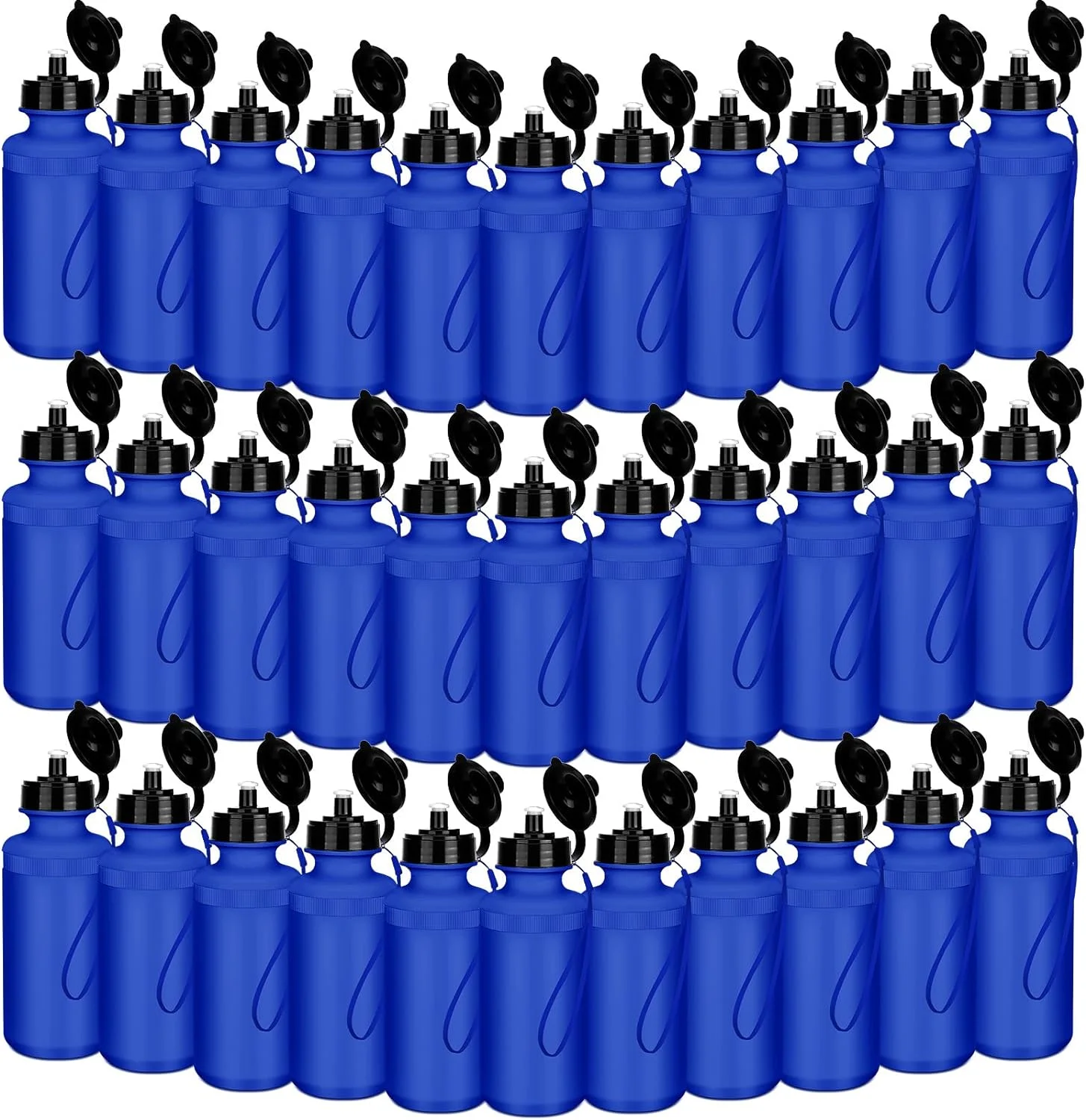 72 Pcs Water Bottles with 20 oz Plastic Water Bottles Water Bottles Bottles with Pull Top Cap for Adults Kids Bicycles Cycling ()