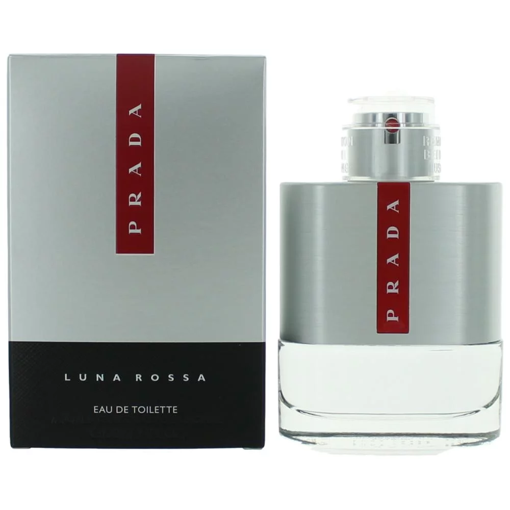 Prada Luna Rossa Eau De Toilette Spray, Cologne for Men, 3.4 Oz