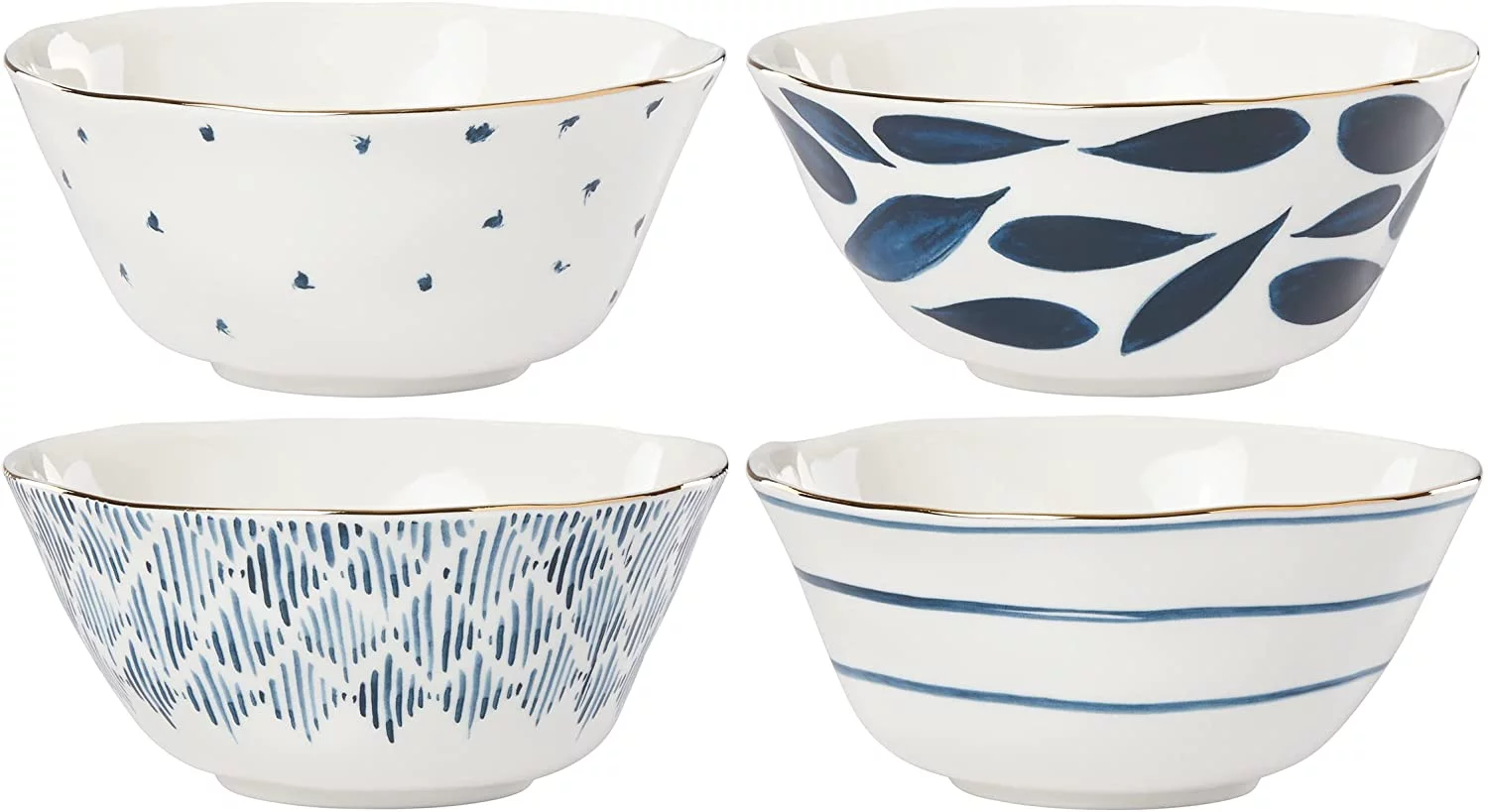 Blue Bay All Purpose Bowl Set of 4 Assorted by Lenox